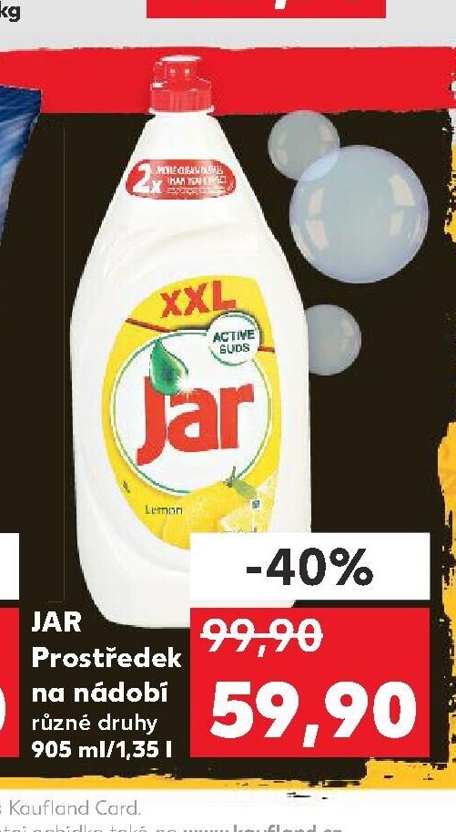 Jar prostředek na nádobí