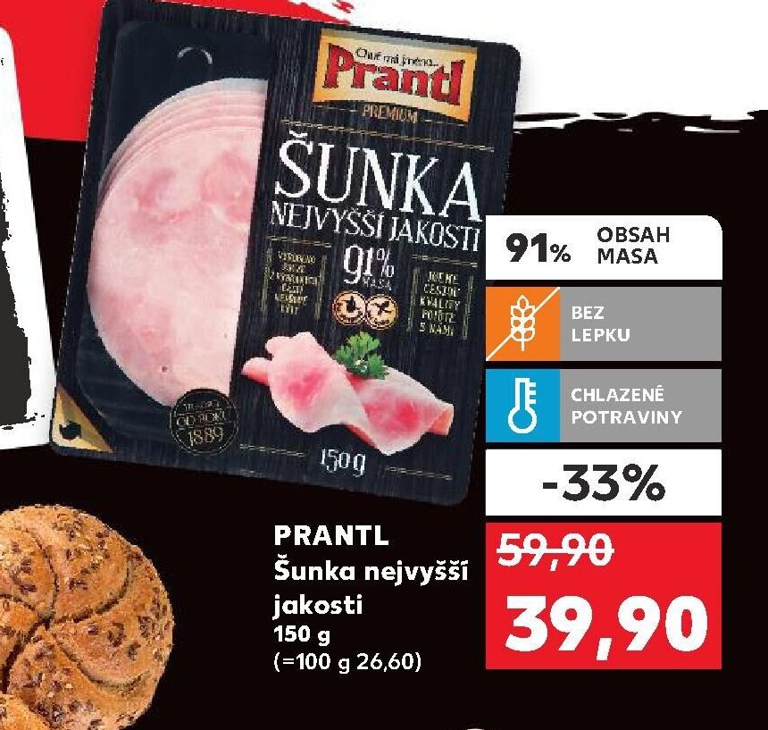PRANTL Šunka nejvyšší jakosti