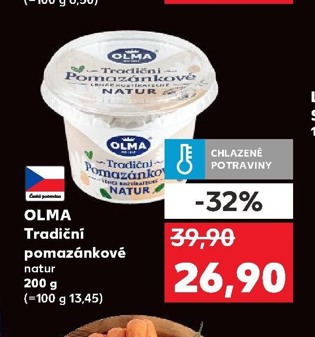 OLMA Tradiční pomazánkové natur