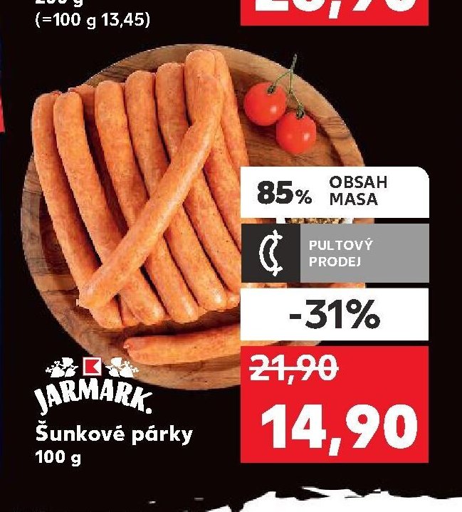 JARMARK Šunkové párky