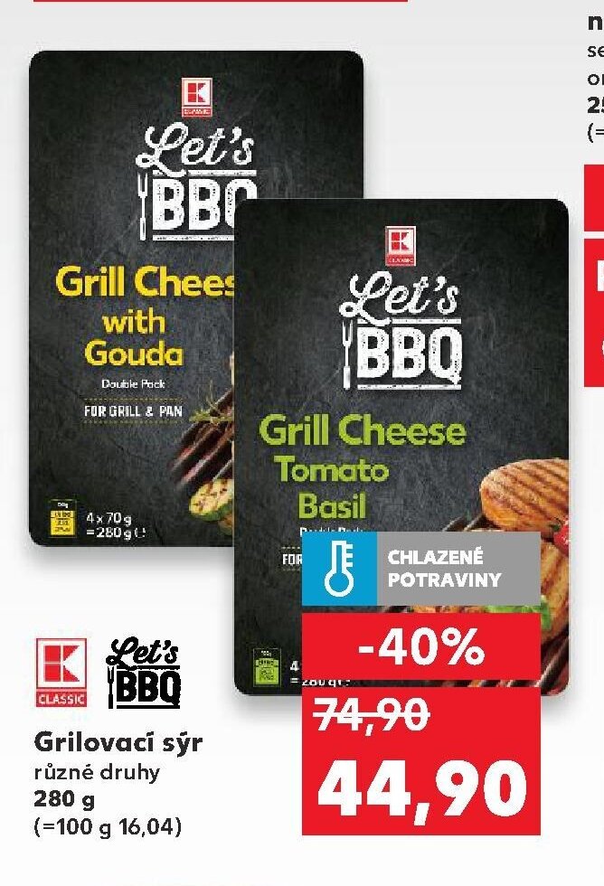 Let's BBQ Grilovací sýr různé druhy 280 g