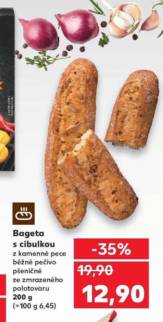 Bageta s cibulkou 200 g