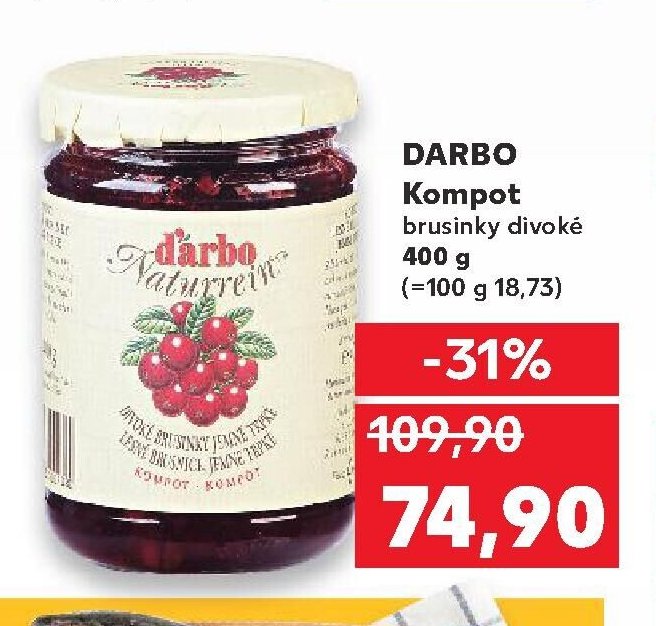 Darbo Kompot brusinky divoké 400 g