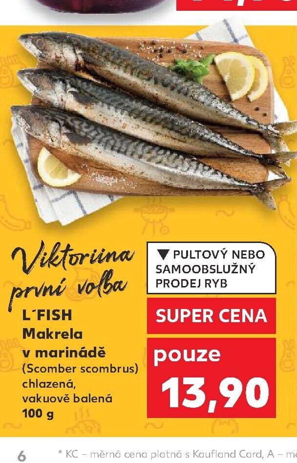 L'FISH Makrela v marinádě 100 g
