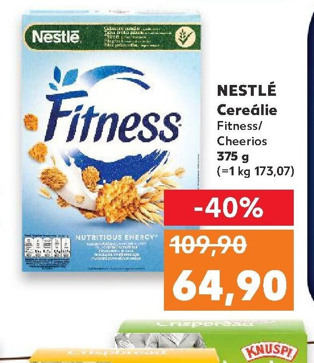 NESTLÉ Cereálie Fitness/Cheerios 375 g