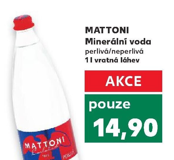 MATTONI Minerální voda