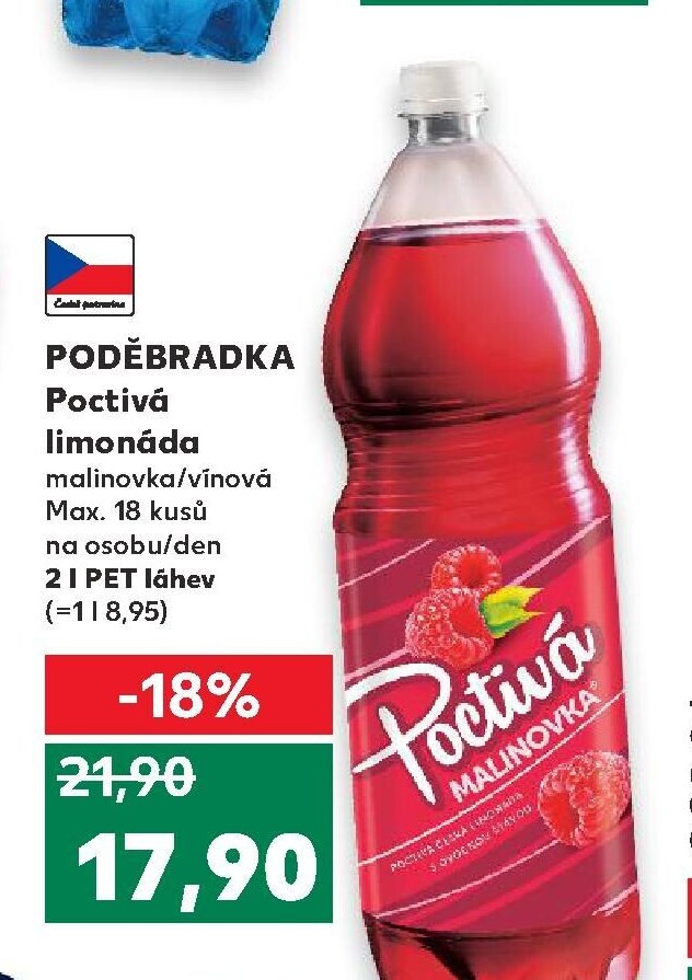 PODĚBRADKA Poctivá limonáda
