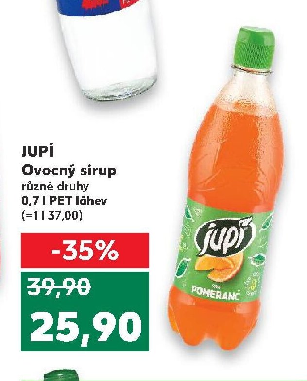 JUPÍ Ovocný sirup