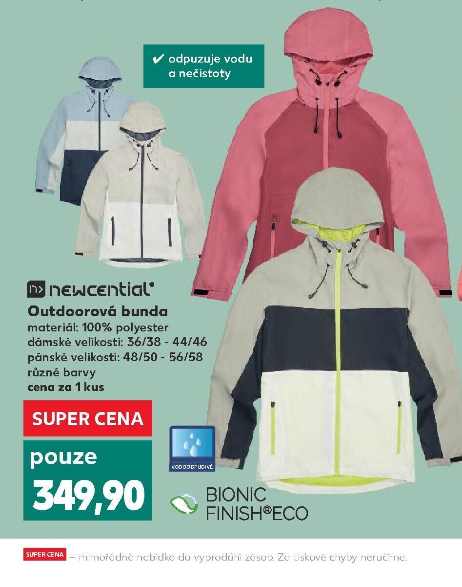 Outdoorová bunda