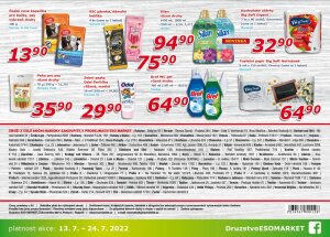 akční leták ESO MARKET 13.7.2022-24.7.2022