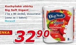 Kuchyňské utěrky 2vrstvé Gigant Big Soft