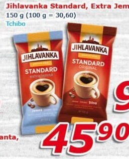 Mletá káva Standard Jihlavanka