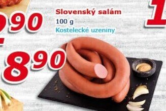 Salám slovenský točený Kostelecké uzeniny