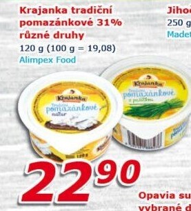 Tradiční pomazánkové Krajanka