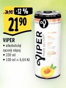 Alkoholický nápoj Hard Seltzer Viper