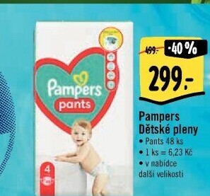 Pleny dětské Pampers Pants