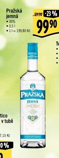 Vodka Jemná Pražská