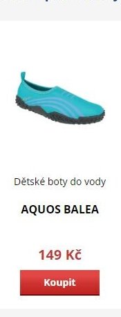Dětské boty do vody AQUOS BALEA