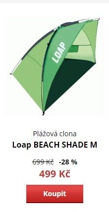 Plážová clona Loap BEACH SHADE M