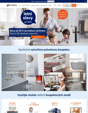 akční leták KOUPELNY Ptáček 12.7.2022-18.7.2022