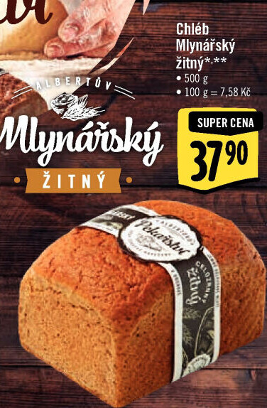 Chléb Mlynářský žitný Albert