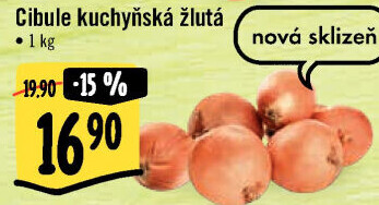 Cibule kuchyňská žlutá