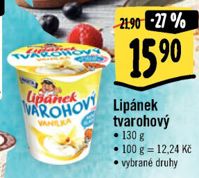 Dezert Lipánek tvarohový Madeta