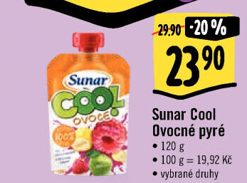 Kapsička do ručičky Ovocné pyré Cool Sunar