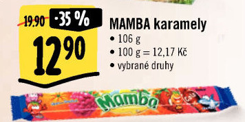 Karamely ovocné Mamba Storck