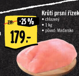 Krůtí prsní řízky