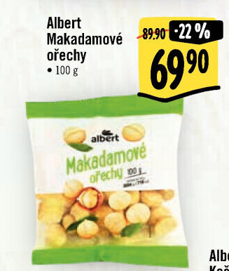Makadamové ořechy Albert