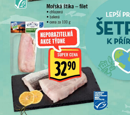 Mořská štika filety Albert