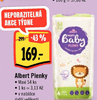 Pleny dětské Albert
