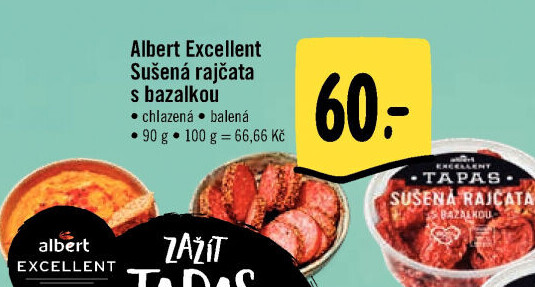 Tapas sušená rajčata Albert Excellent