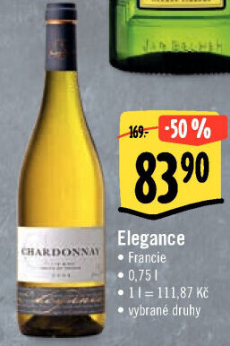 Vína Elegance Joseph Castan