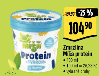 Zmrzlina proteinová v kelímku Míša