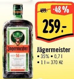 Bylinný likér Jägermeister