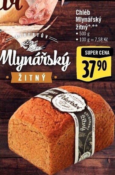 Chléb Mlynářský žitný Albert