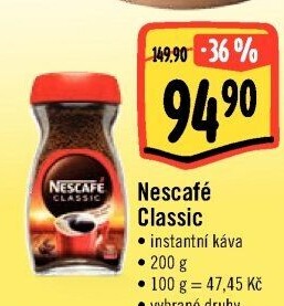 Instantní káva Nescafé Classic