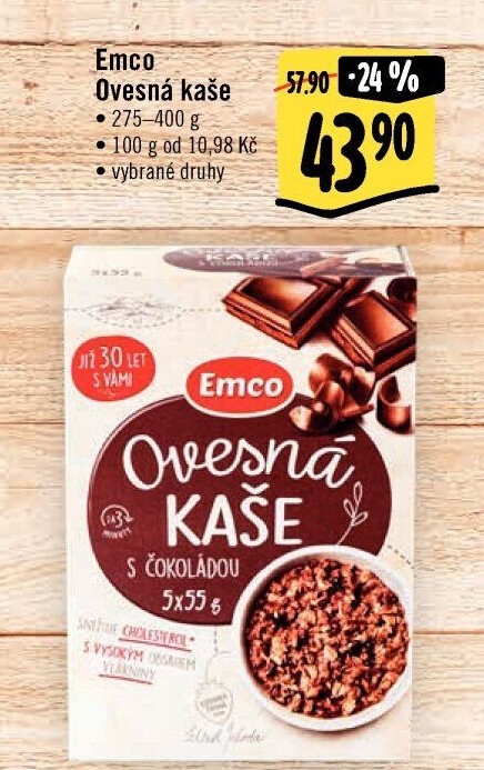Kaše ovesná Emco