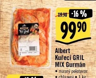 Kuřecí mix na gril Gurmán Od řezníka na gril Albert