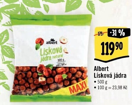 Lískové ořechy Albert