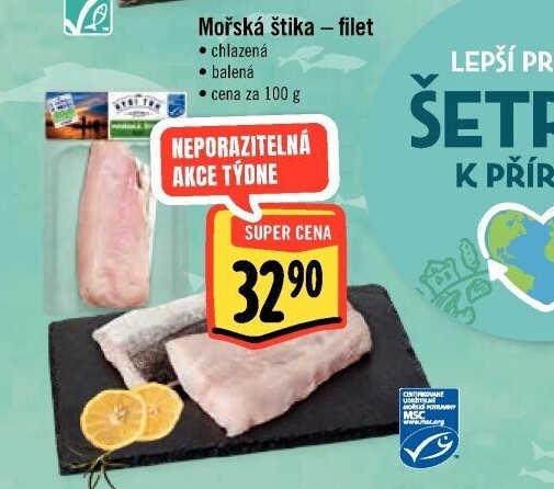 Mořská štika filety Albert