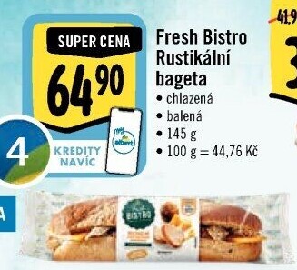 Obložená bageta Albert Fresh Bistro