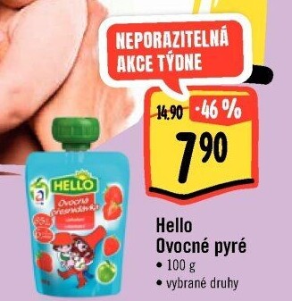 Ovocná kapsička Hello