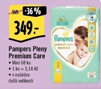 Pleny dětské Pampers Premium Care