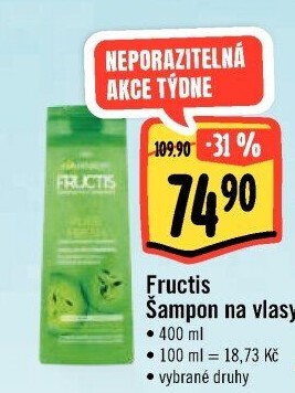 Šampon Fructis Garnier