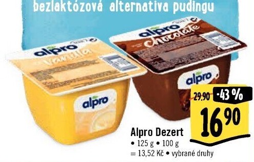 Sójový dezert Alpro Soya