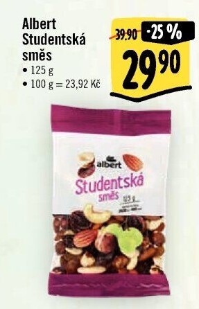 Studentská směs Albert