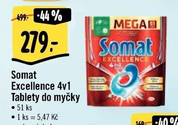 Tablety do myčky Excellence Somat